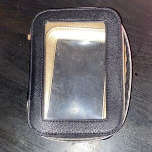 Forever 21 Black and Gold Makeup Bag